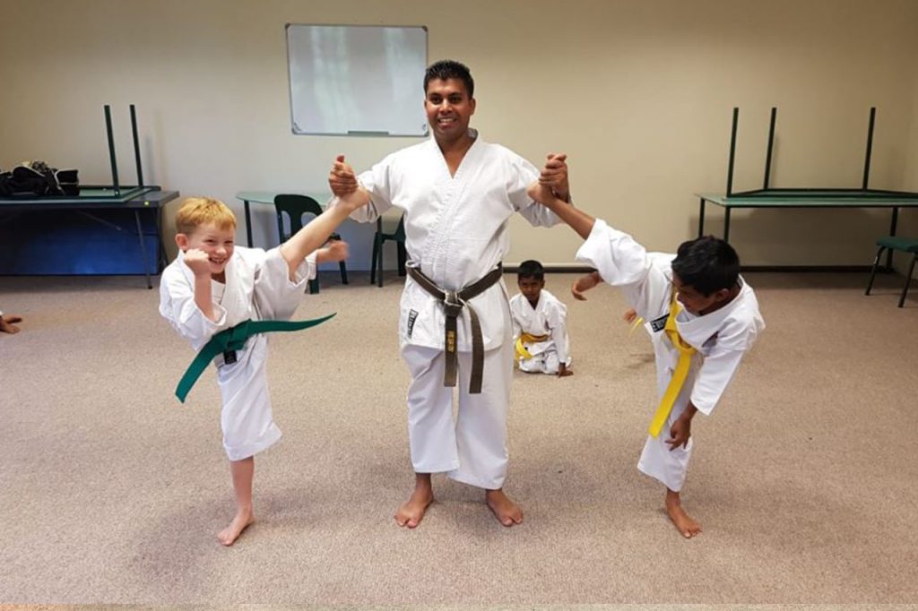 Karate class in Lisbon